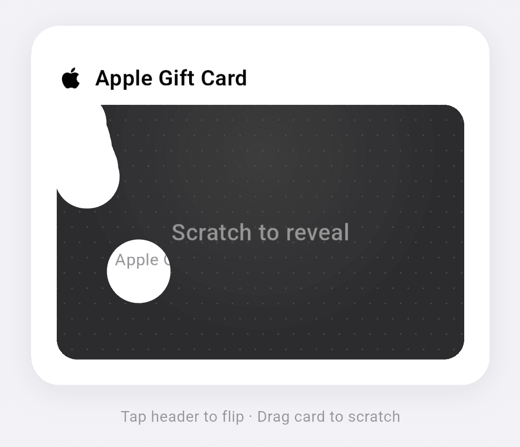 Scratch 3D Card
