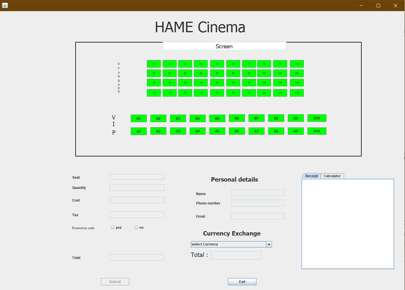 Cinema Ticket Booking System visual 5
